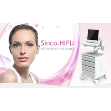 Ultra-som focalizado alta intensidade Hifu para a remoção do levantamento e do enrugamento da pele da cara